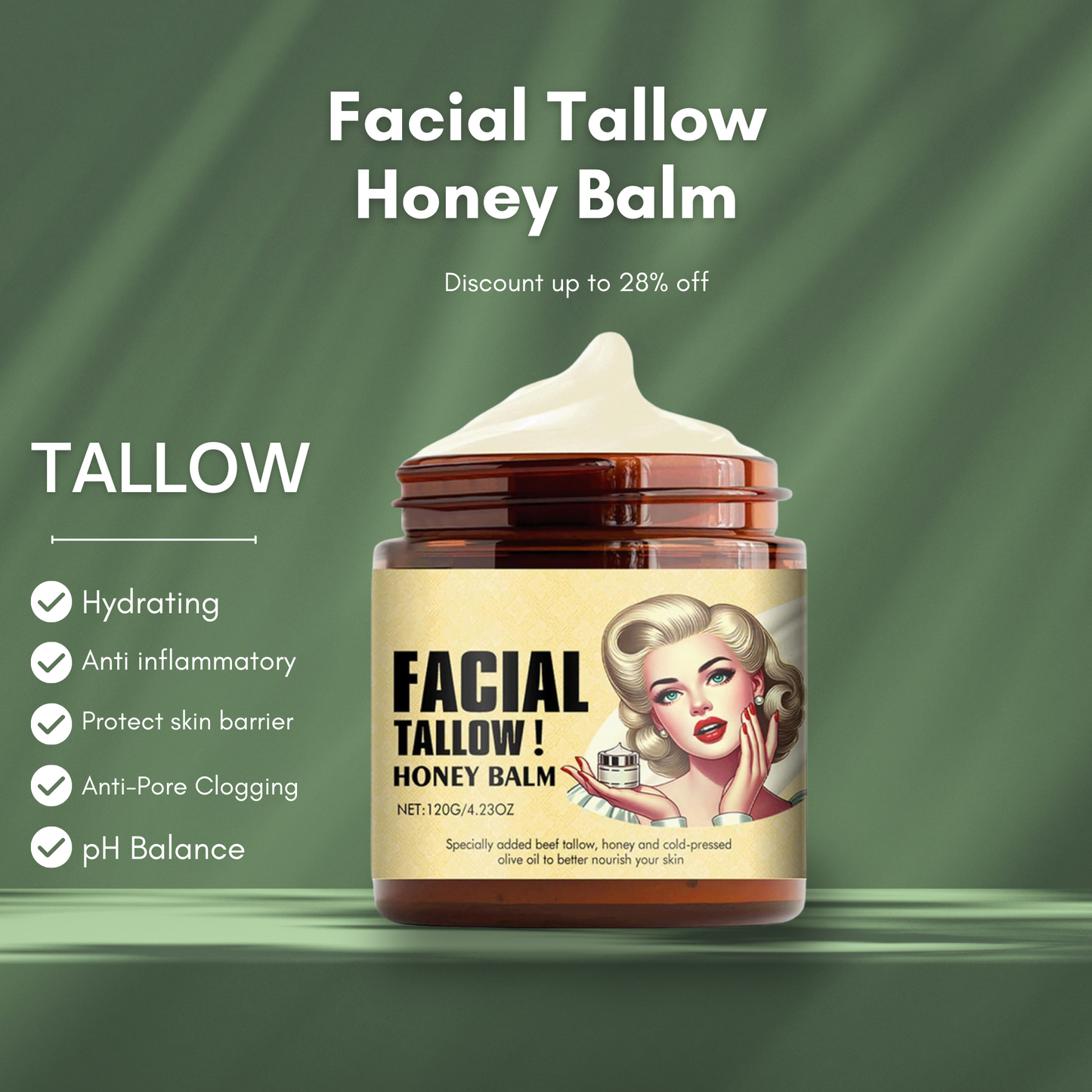 Facial Tallow - Honey Balm